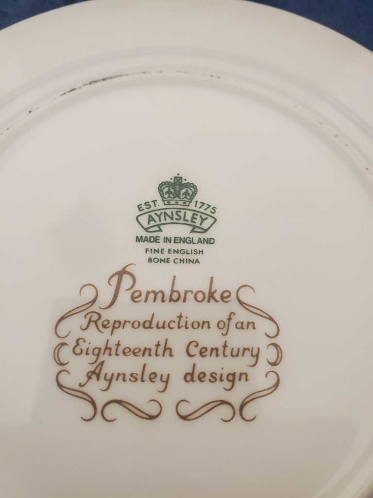 Set of 3 Aynsley Pembroke Saucers