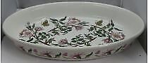 Portmeirion Botanic Garden 15" Oval Baker (Dog Rose)