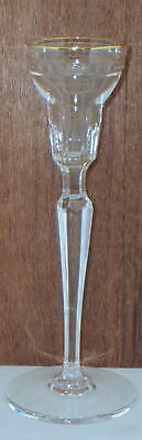 Set of 4 Waterford Hanover Gold Tall Single Light Candlestick