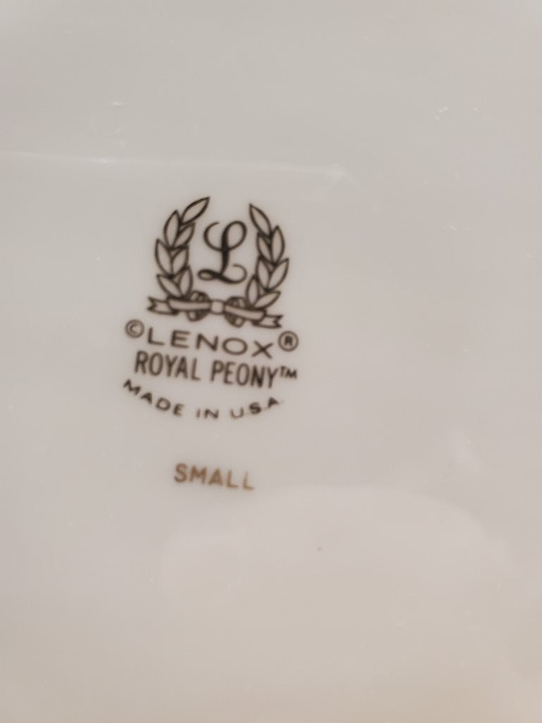 Lenox Royal Peony 13" Oval Serving Platter LK