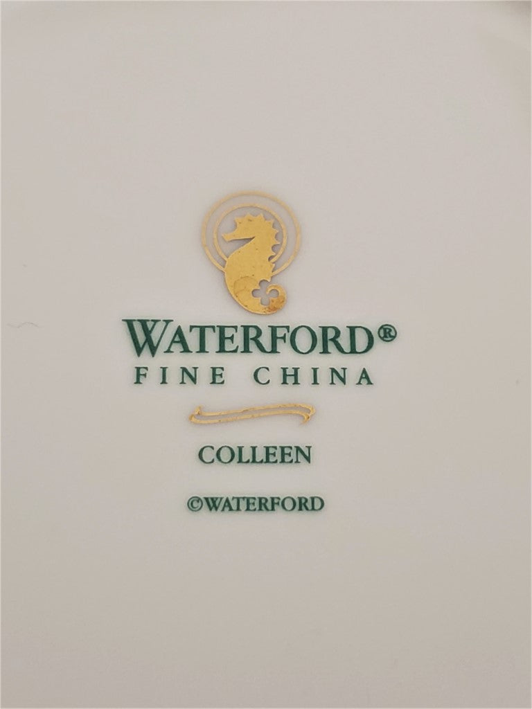 Set of 4 Waterford Colleen Dinner Plates