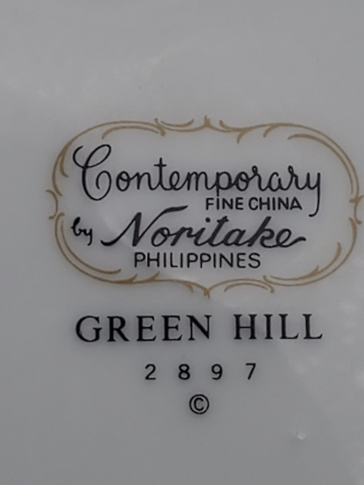 Set of 7 Noritake Green Hill Salad Plates LK
