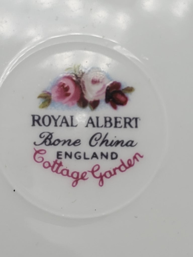 Set of 4 Royal Albert Cottage Garden Dinner Plates LK