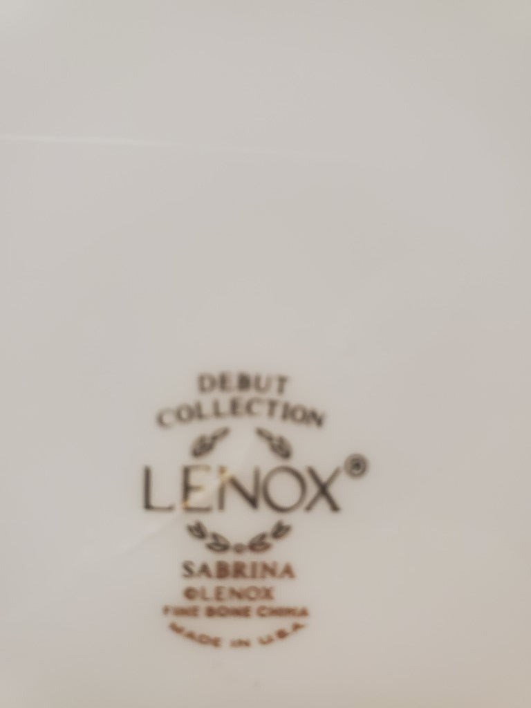 Set of 3 Lenox Sabrina Dinner Plates LK