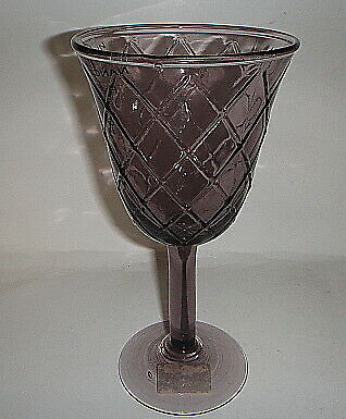 Nancy Calhoun Perennial Plum Water Goblet (Imperfect)