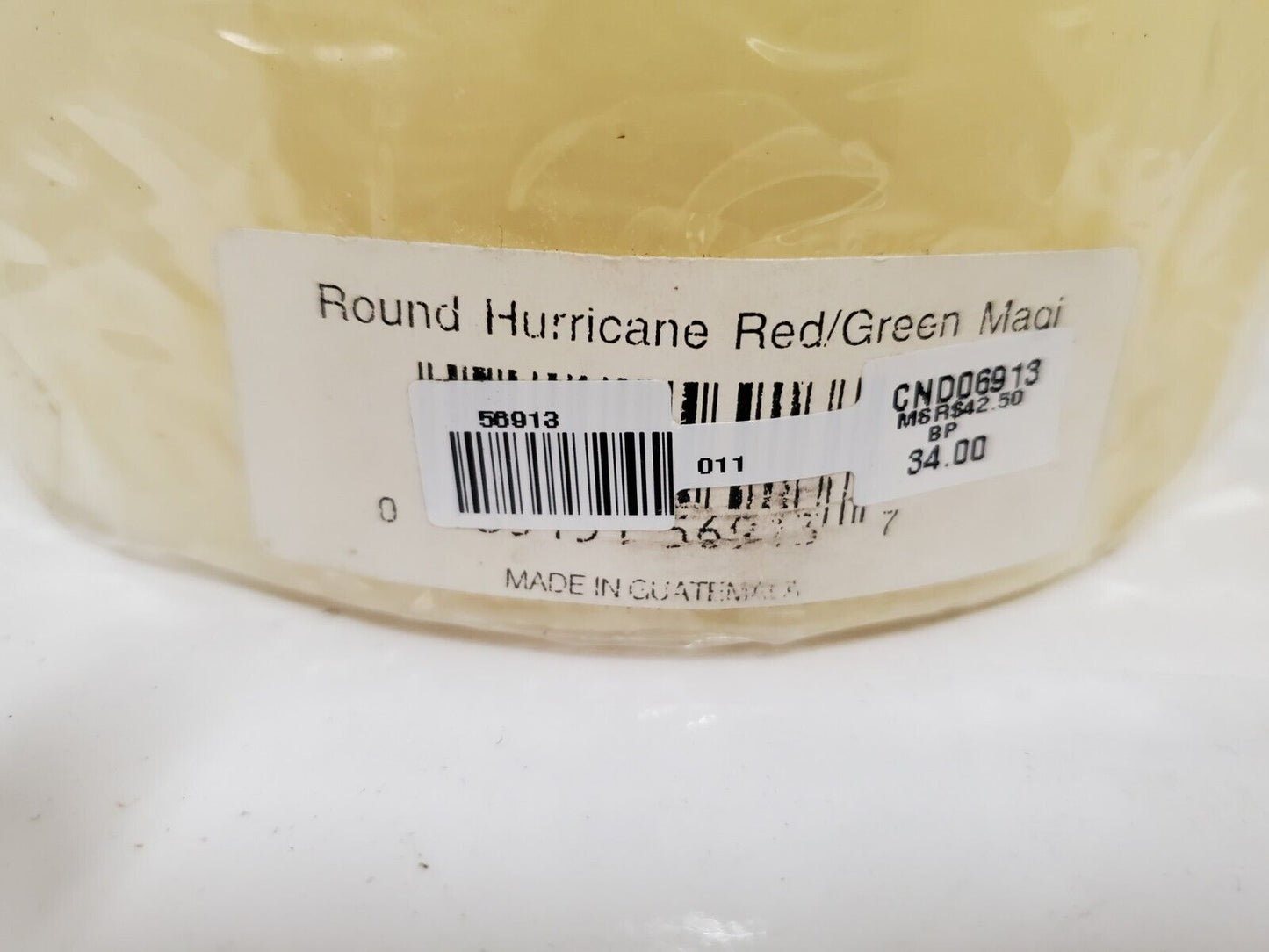 Beeswax Design Hurrican Candle
