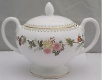 Wedgwood Mirabelle Leigh Shape Sugar Bowl & Lid