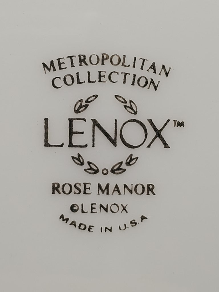 Set of 7 Lenox Rose Manor Bread & Butter Plates LK