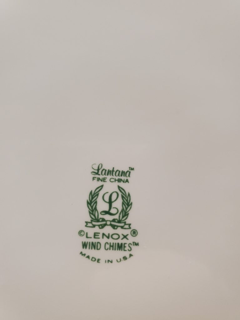 Lenox Wind Chimes Oval Serving Platter LK