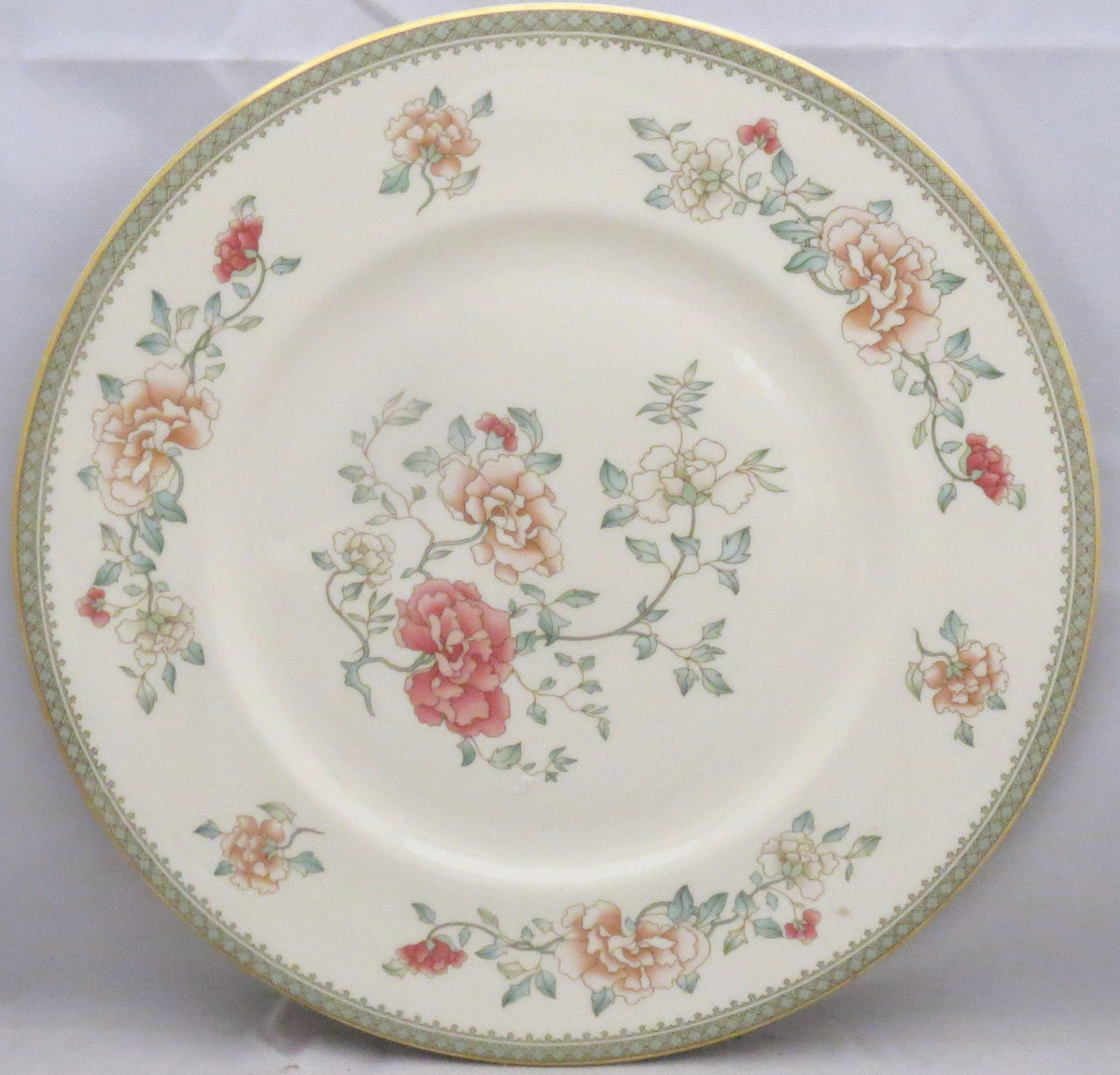 Set of 3 Minton Jasmine Dinner Plates
