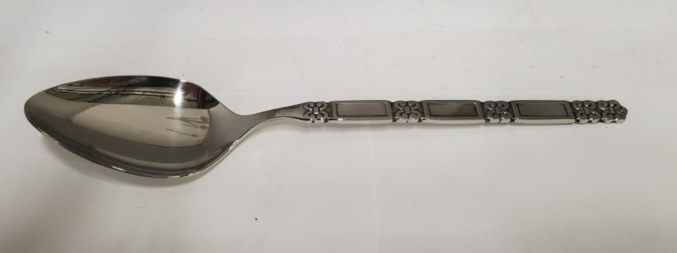 Set of 2 Oneida Madrid-No Black (Stainless) Tablespoons/Serving Spoons