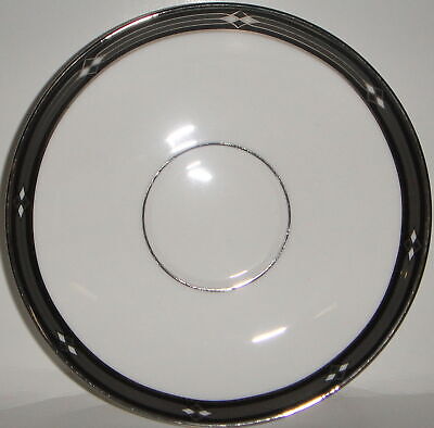 Set of 2 Lenox Diamond Solitaire Saucers