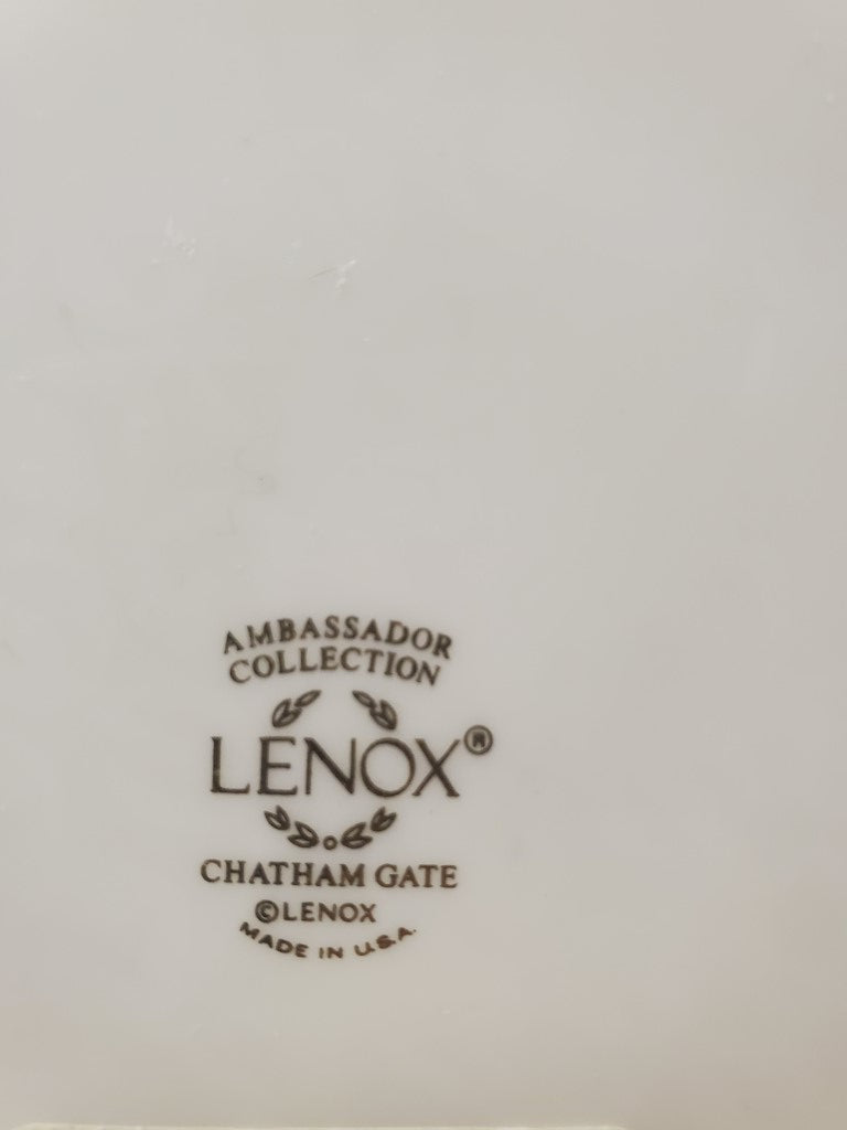 Set of 4 Lenox Chatham Gate Dinner Plates LK