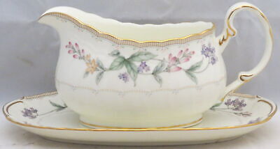Noritake Brookhollow Gravy Boat & Underplate (Relish/Butter)