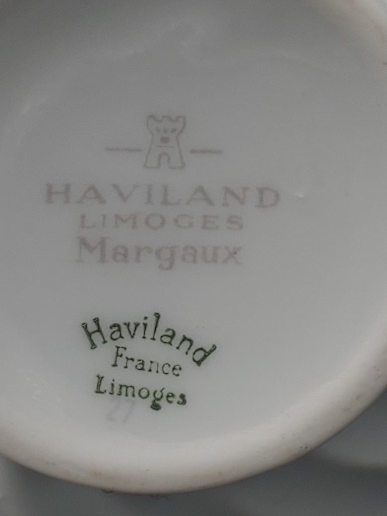 Haviland Margaux Creamer & Sugar Bowl with Lid LK