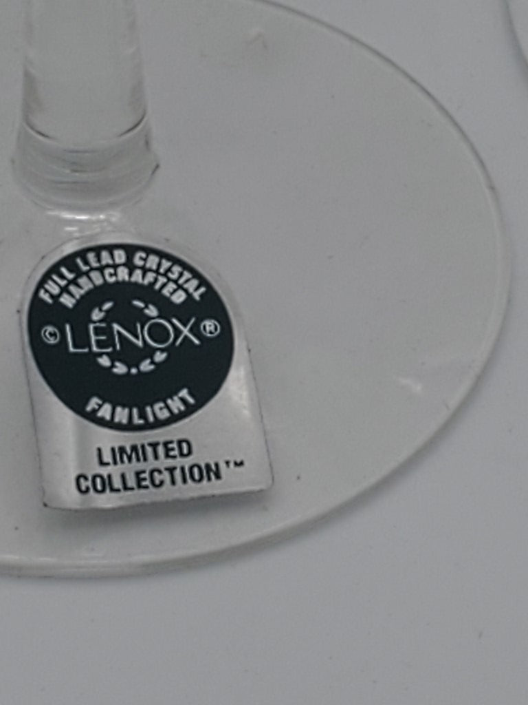 Set of 5 Lenox Crystal Fanlight Water Goblets LK