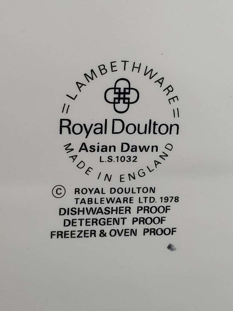 Royal Doulton Asian Dawn 13" Oval Serving Platter LK