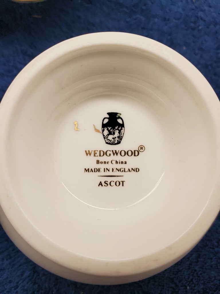 Wedgwood Ascot Cream Soup Cup & Saucer Sets LK