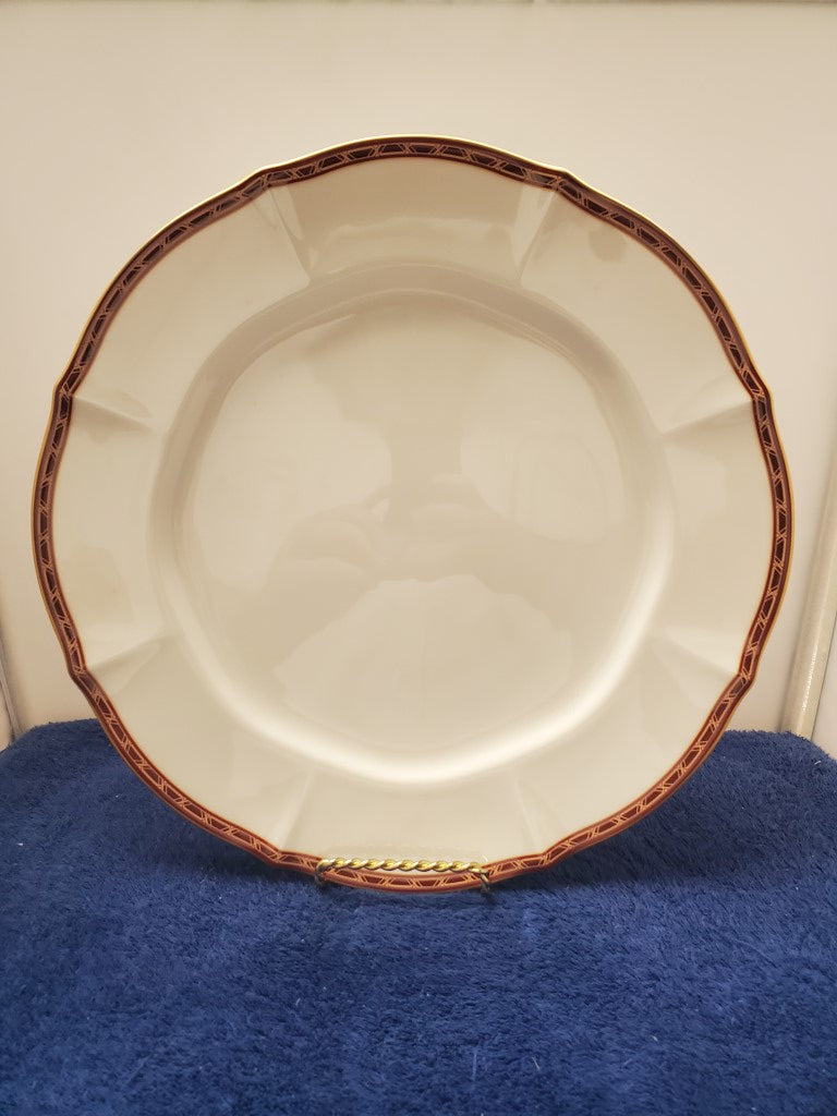 Noritake Burgundy Royale Charger LK