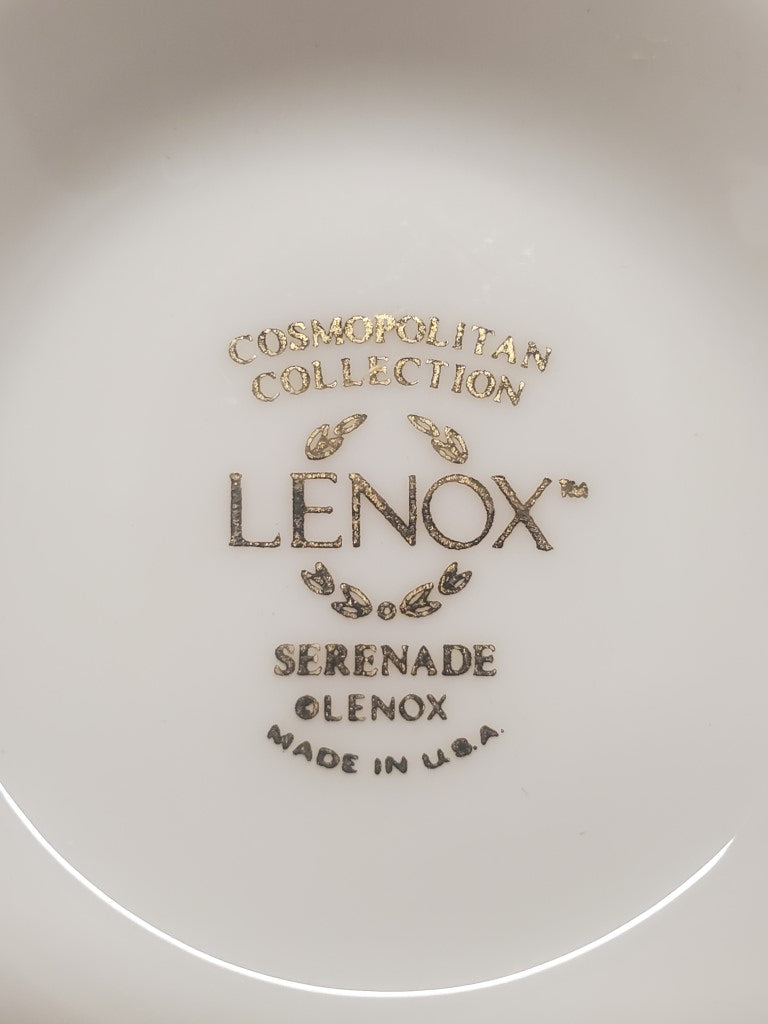 Lenox Serenade Creamer & Sugar Bowl with Lid LK