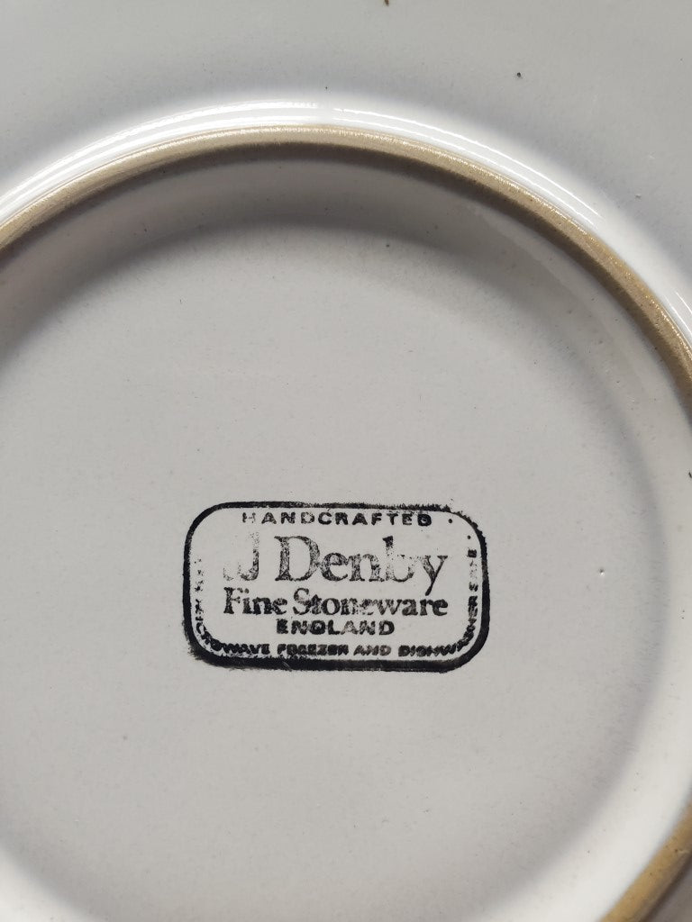 Set of 5 Denby Castile Dinner Plates