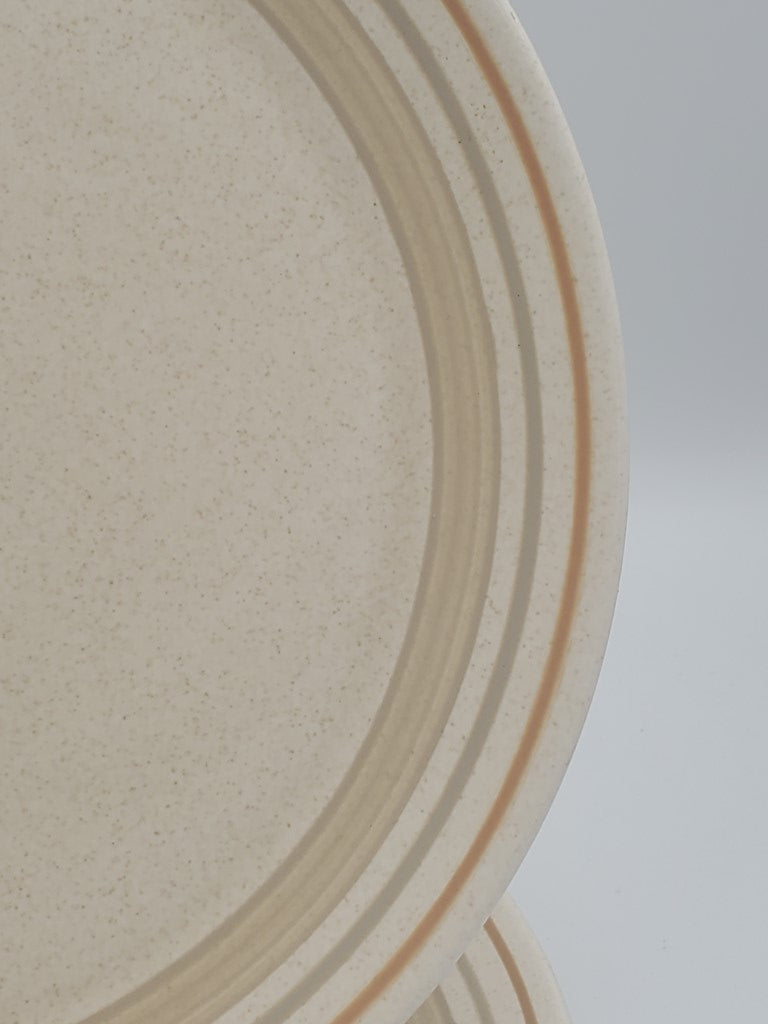 Set of 3 Lenox Brushwork Beige Dinner Plates LK