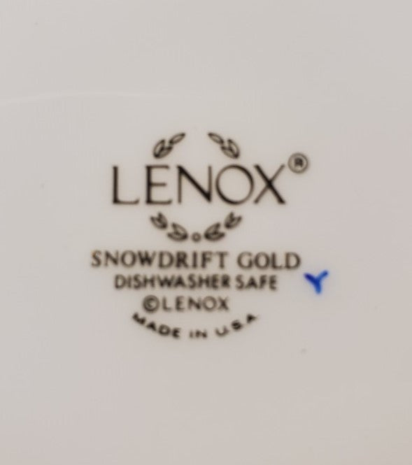 Lenox Snowdrift Gold 5 Piece Place Setting LK