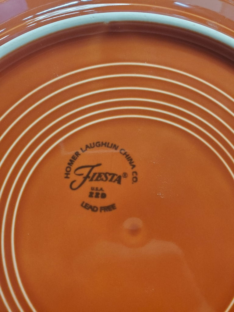 Homer Laughlin Fiesta Paprika Lot of 6 Pieces
