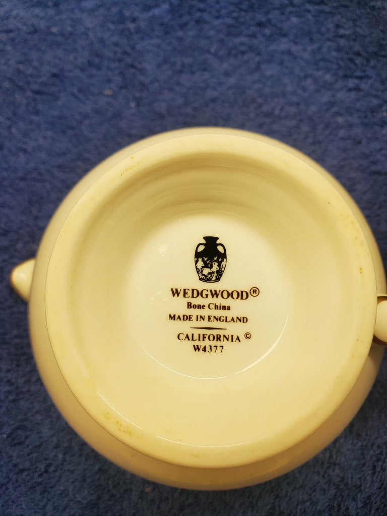 Wedgwood California Creamer and Sugar Bowl with Lid