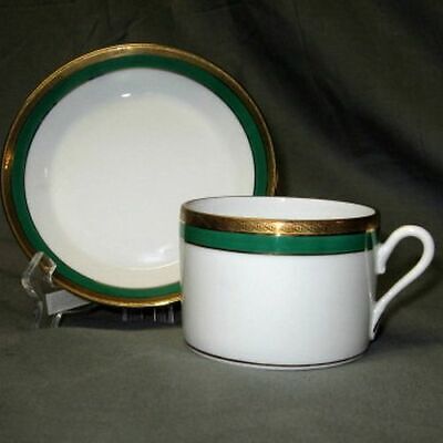 Set of 5 Richard Ginori Palermo Green Cup & Saucer Sets