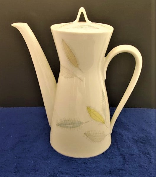 8" Rosenthal Bunte Blatter Coffee Pot & Lid