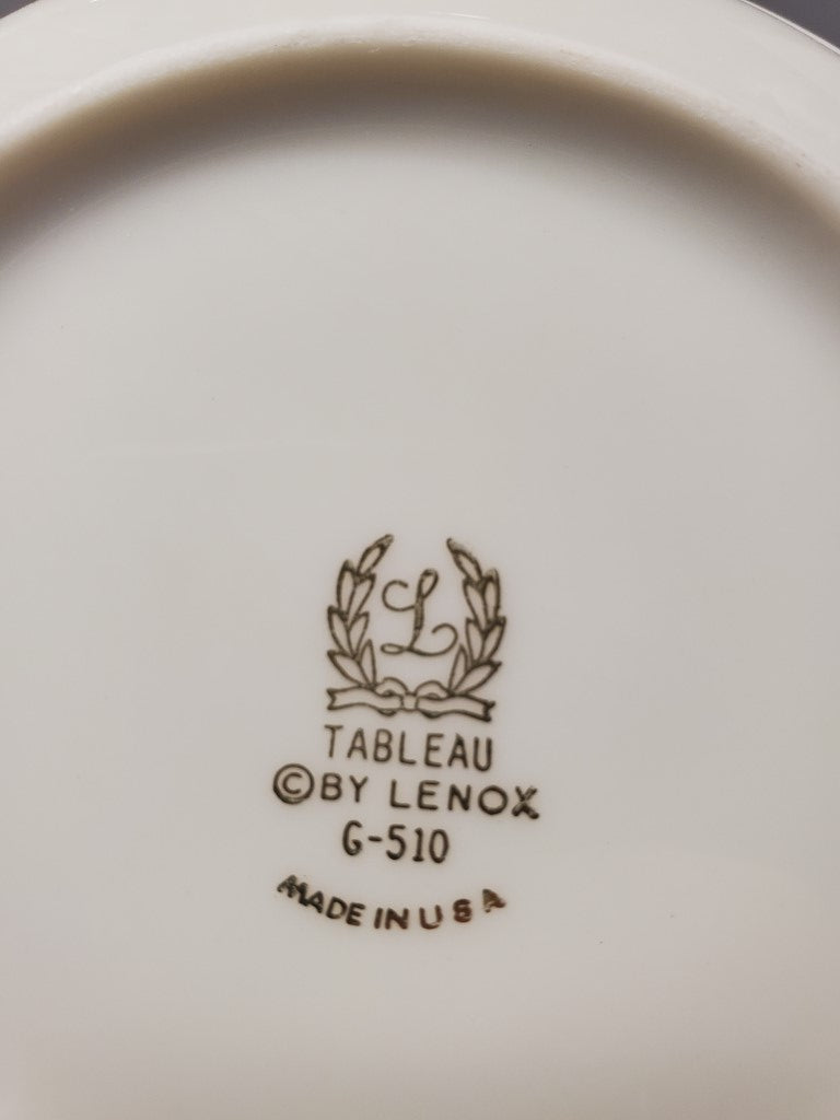 Set of 5 Lenox Tableau Fruit Bowls LK