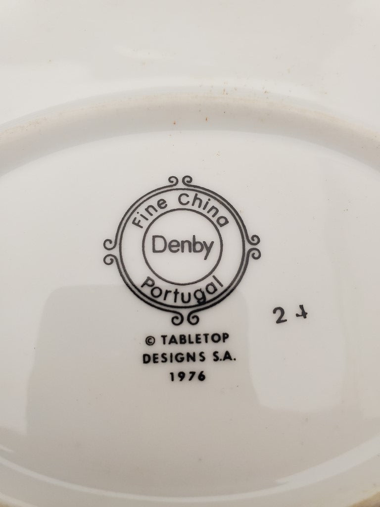 Denby Tiger Lily 13" Oval Serving Plate LK