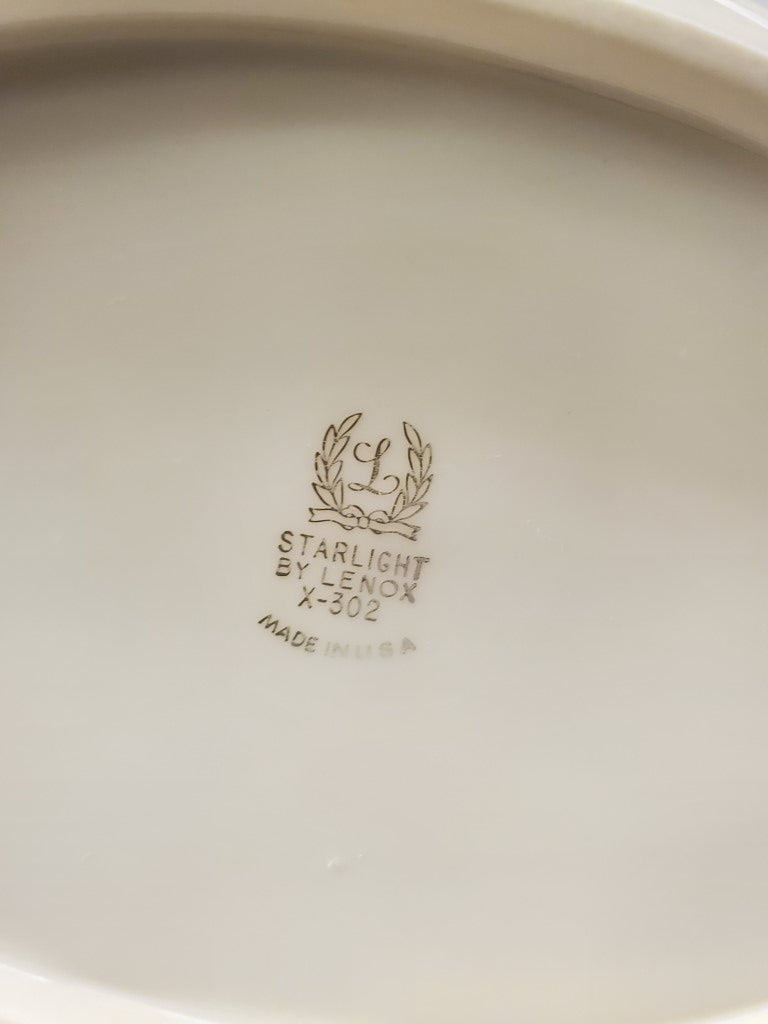 Lenox Starlight 9" Oval Serving Platter LK