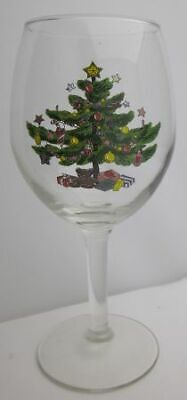 Set of 2 Nikko Christmastime Glassesware-Goblets 8oz