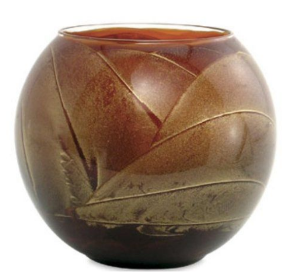 NLC Esque Polished Vase - 4 inch Mohagony