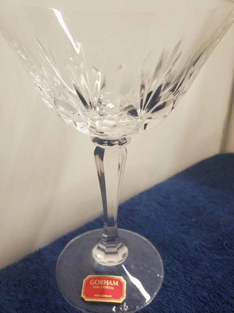 Set of 5 Gorham Crystal Serena Champagne/Tall Sherbets LK