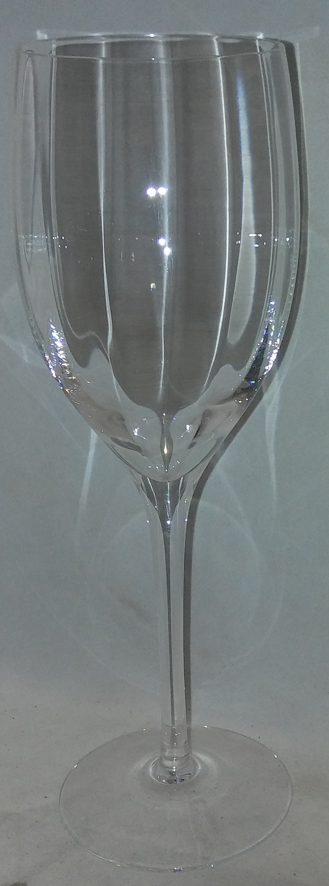 Set of 5 Lenox Crystal Fantasy Clear Water Goblets