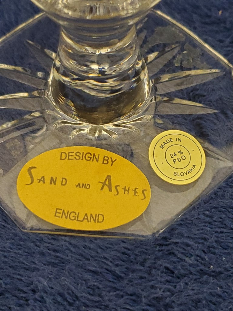 Set of 2 Sand & Dishes Madison Fluted Champagnes