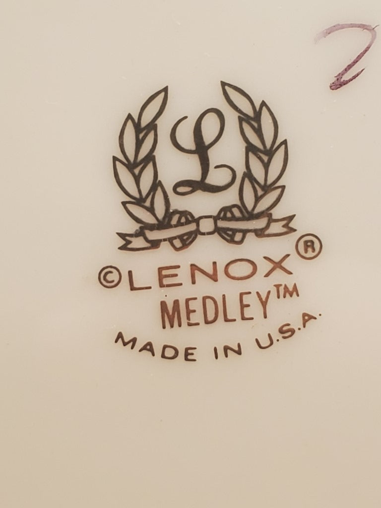 Set of 3 Lenox Medley Dinner Plates LK