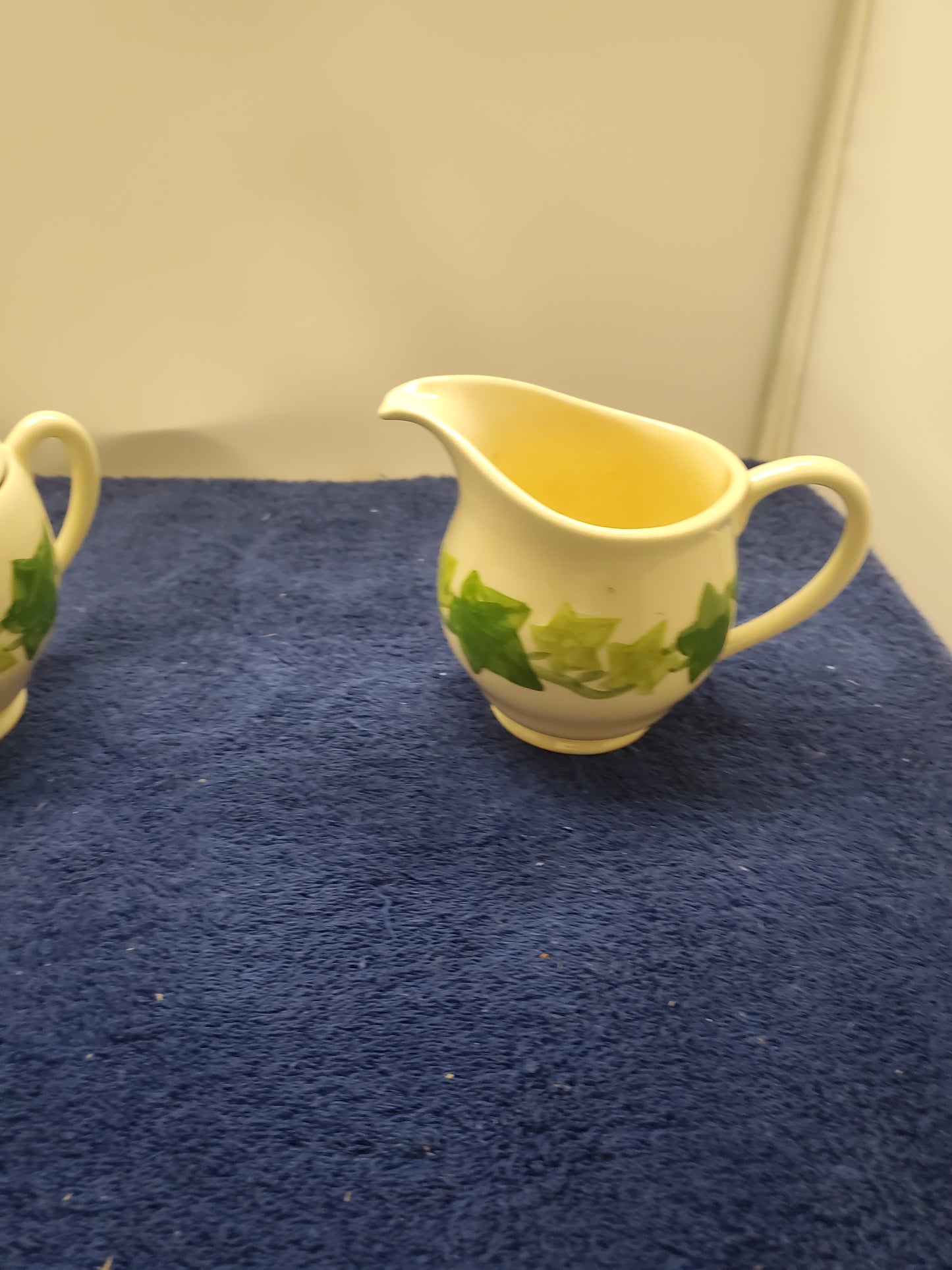 Franciscan Ivy Creamer & Sugar Bowl with Lid LK
