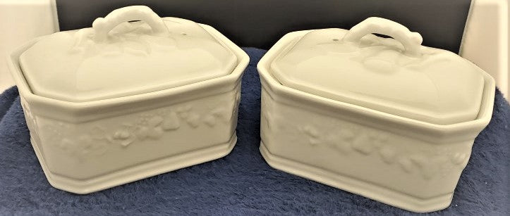 Set of 2 Phillipe Deshoulieres California 6" Rectangular Boxes & Lids
