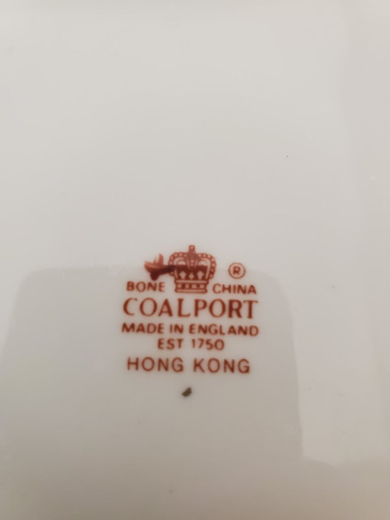 Set of 5 Coalport Hong Kong Dinner Plates LK