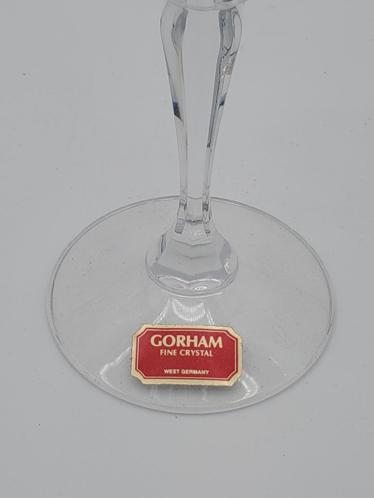 Gorham Crystal Snow Blossom 3 Piece Lot LK