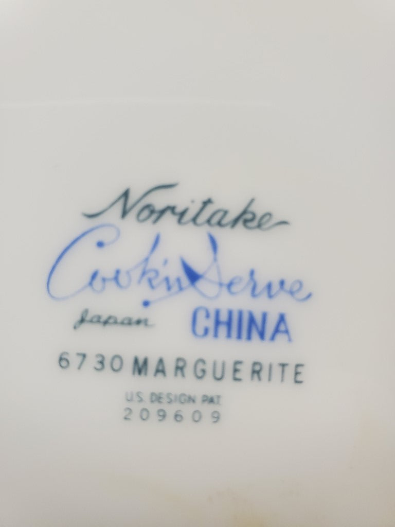 Set of 4 Noritake Marguerite Salad Plates LK