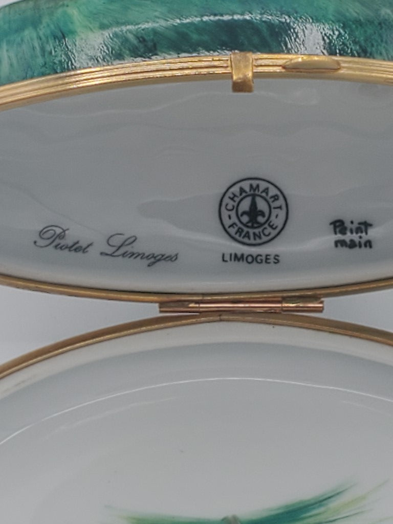 Chamart Limoges Hinged Box - Bison / Taurus