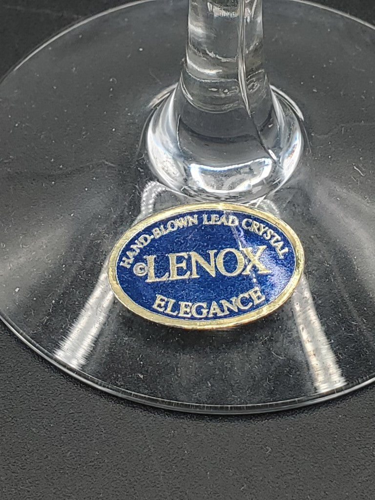 Set of 7 Lenox Elegance Wine Glasses