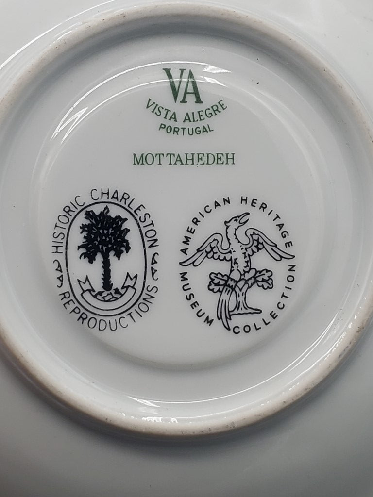 Mottahedeh Ching Dynasty Roses Dinner Plate & Cup and Saucer LK