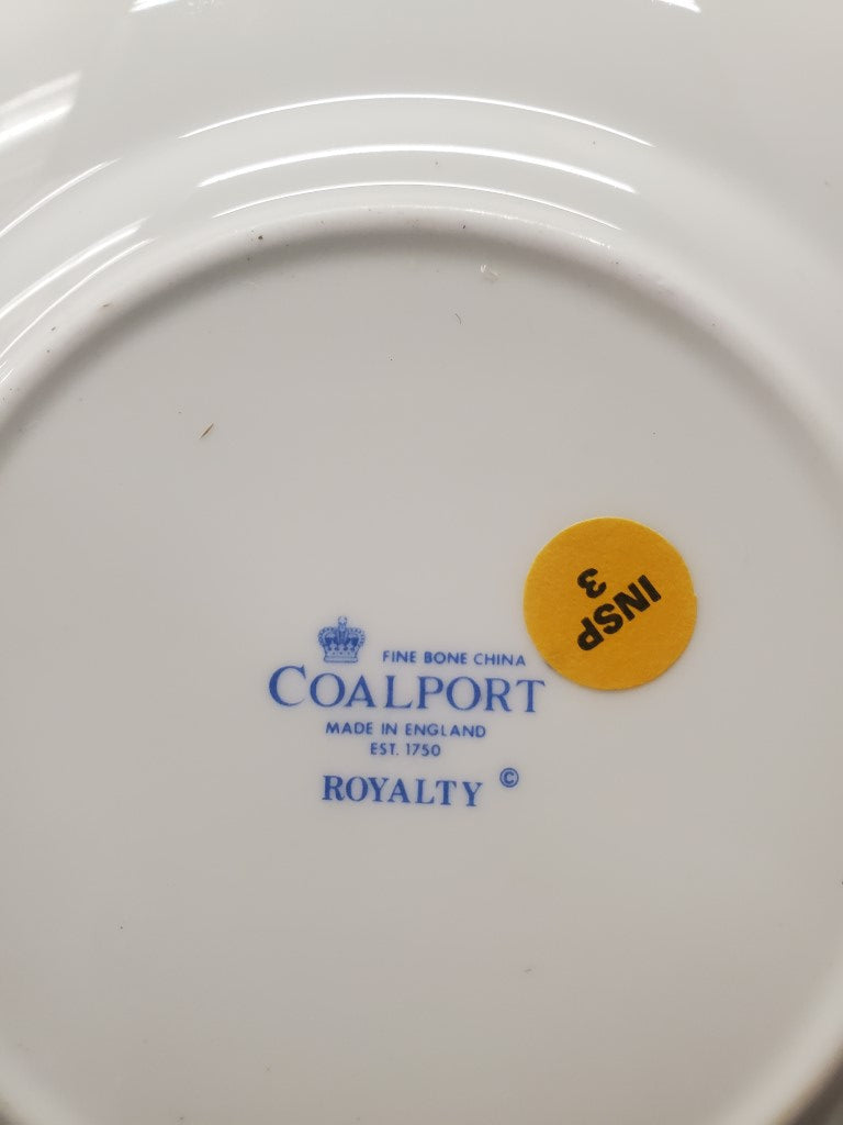 Set of 4 Coalport Royalty Bread & Butter Plates LK