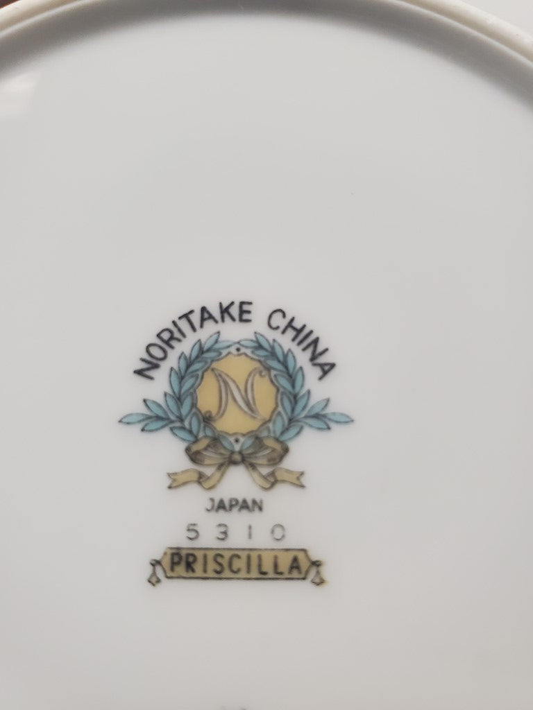Set of 6 Noritake Priscilla Bread & Butter Plates LK
